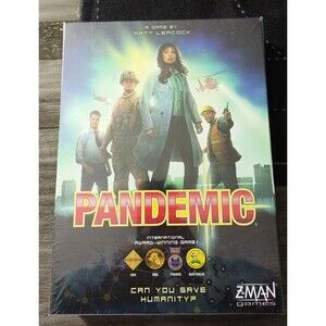 Pandemic Z-Man Games Board Game By Matt Leacock 2013 New Sealed